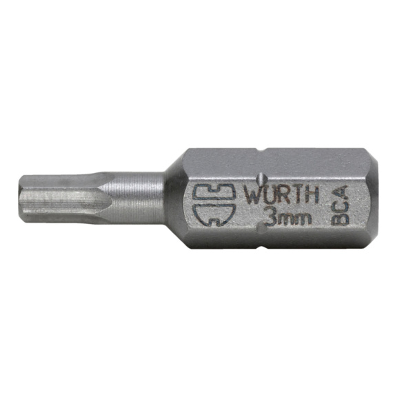 Біта WURTH із внутрішньою шестигранною головкою C 6.3 SW3 1/4" 25мм