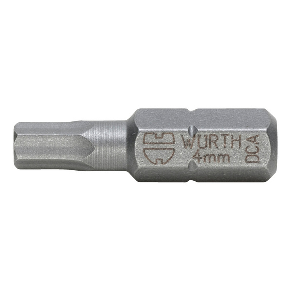 Біта WURTH із внутрішньою шестигранною головкою C 6.3 SW4 1/4" 25мм