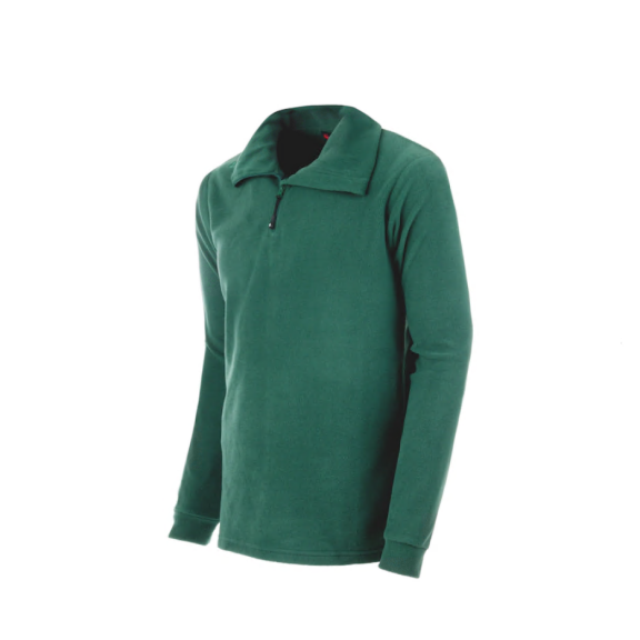 Пуловер флисовый LUCA, зеленый, размер M - фото №1