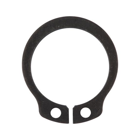 Пружинное стопорное кольцо для вала, обычная конструкция, форма A - фото №1
