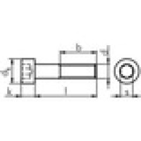 Гвинт з циліндричною головою ISO4762, кл. 8.8, M12x110 - фото №6