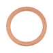 Уплотнительное кольцо медное форма A Wurth 10X14X1 - фото №1