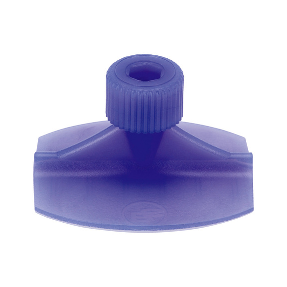 Адаптер фиолетовый бочкообразный 37×33 мм для длинных царапин - фото №1