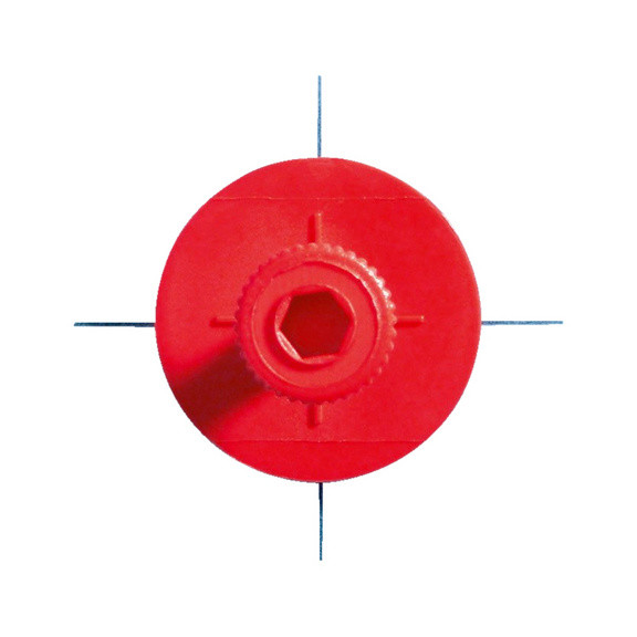 Адаптер красный круглый, Ø21 мм, для выпрямления вмятин малой площади - фото №2