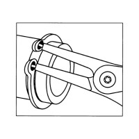 Съемник стопорных колец Wurth для валов тип B 40-100мм - фото №3