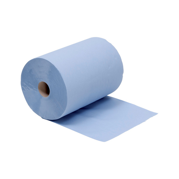 Очищувальний папір Wurth синій 2-х шаровий рулон з 1000 серветок 36x38 см - фото №1