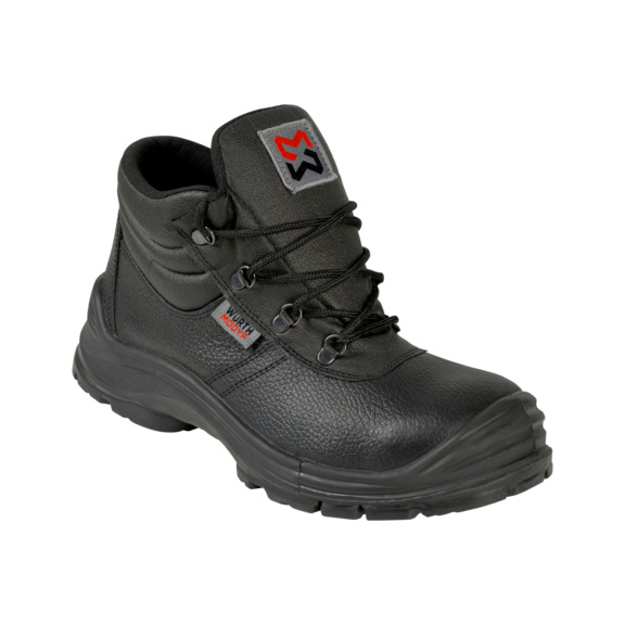 Ботинки защитные высокие для строителя S3, AS, стальной носок, черные, пара, р. - фото №1
