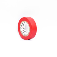 Ізоляційна стрічка PVC, червона, 18мм/10м - фото №2