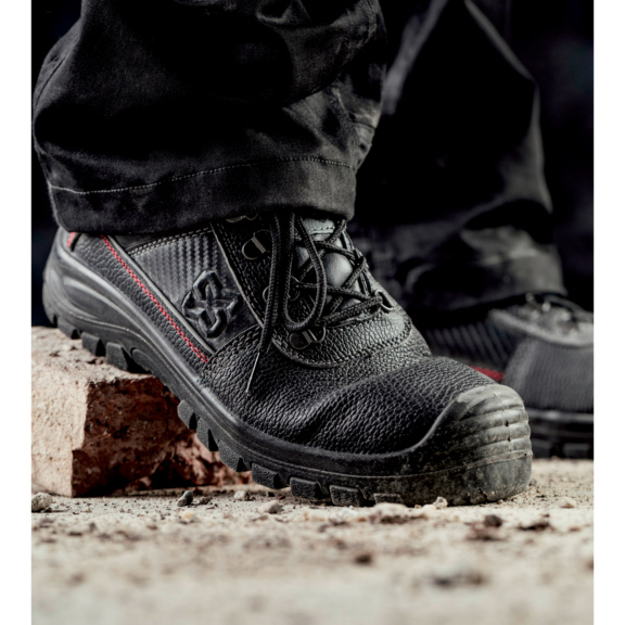 Ботинки защитные HERCULES, S3, стальной носок, низкие, черные, пара, р.38 - фото №3