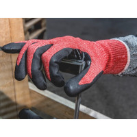 Перчатки для защиты от порезов с нитриловым покрытием W-500, пара, размер 10 - фото №4
