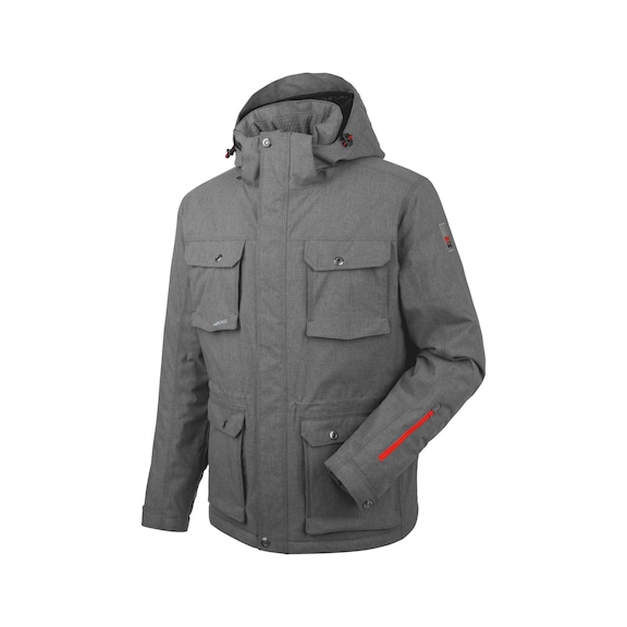 Куртка робоча NATURE, сіра, розмір XL - фото №1