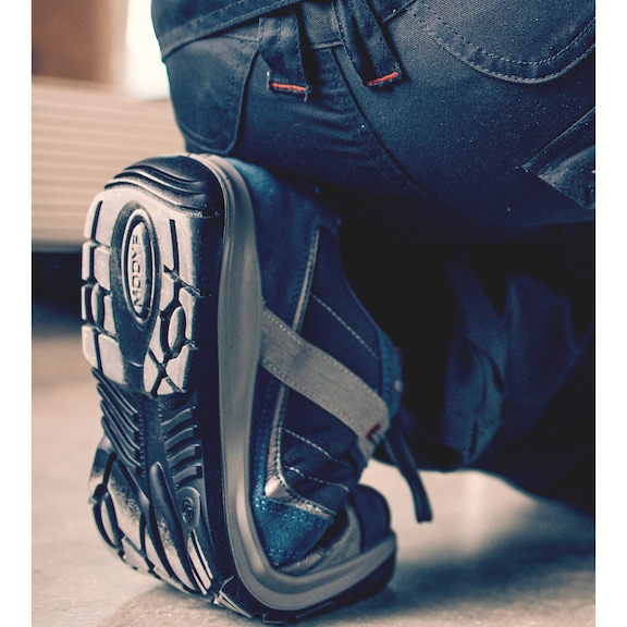 Кросівки захисні STRETCH X S1P композитний носок сіро-сині розмір 40 MODYF - фото №2
