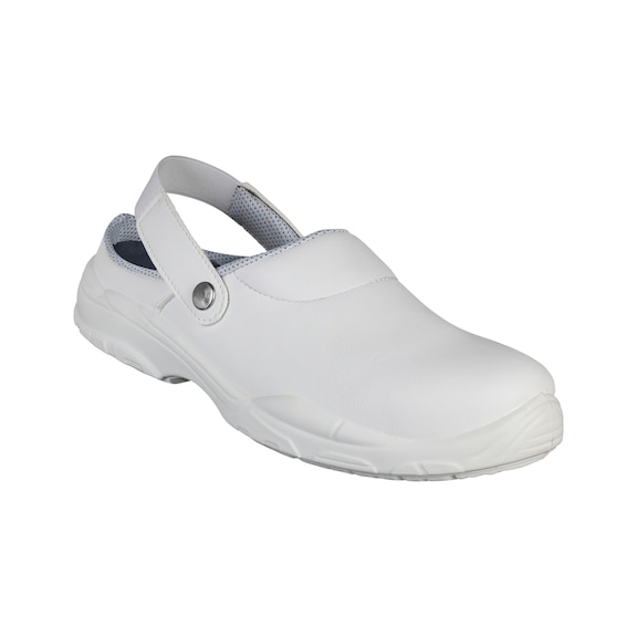 Сабо SLIPPER SB пластиковий носок білі розмір 40 MODYF - фото №1