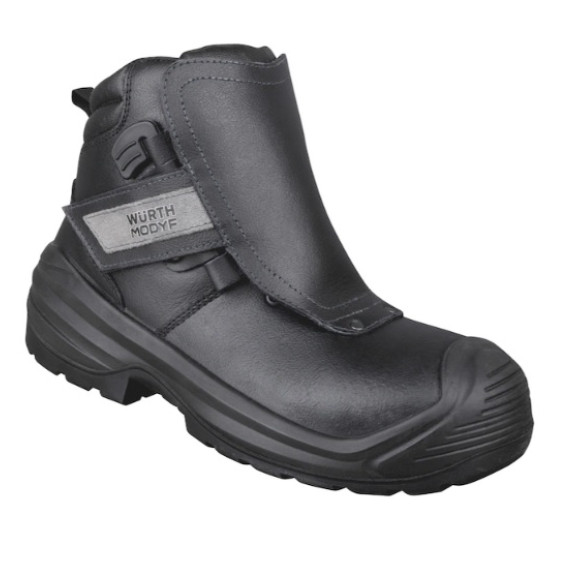Ботинки защитные FORNAX для сварщика высокие S3 HRO черные размер 39 - фото №1