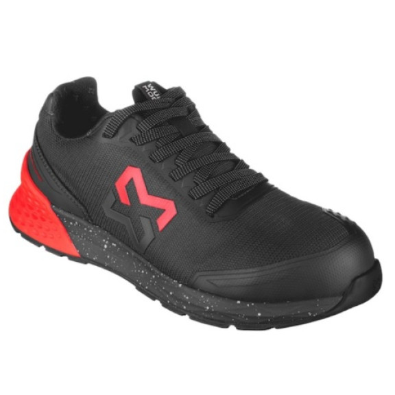 Кросівки захисні DAILY RACE, S1P, композитний носок, чорно-червоні, р.39 - фото №1