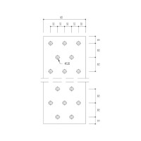 Пластина перфорована (HDG), 60х120х2,0 {арт. 0681060120} - фото №4