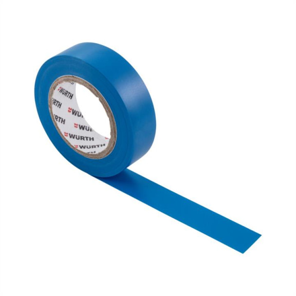 Изоляционная лента PVC, синяя, 18мм/10м - фото №1