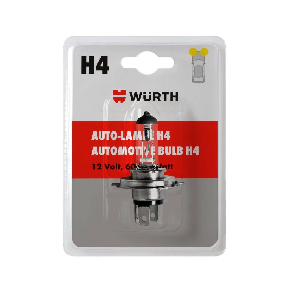 Лампа галогенова H4-(P43T)-12V-60/55W, 1 шт. в блістері {арт. 07209101}