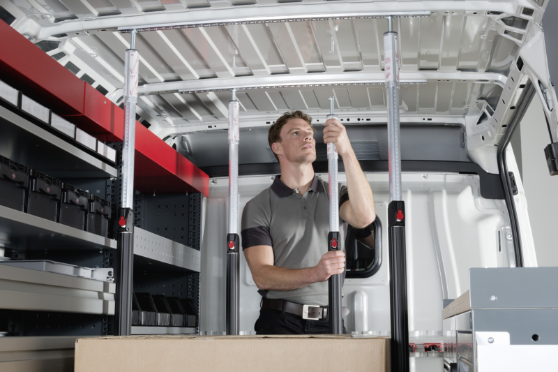 Алюмінієва штанга для фіксації вантажу