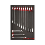 Набор комбинированных ключей 4.4.1, 17 шт. RED STRIPE