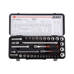 Головки 1/4 + 3/8 дюйма, 35 шт.