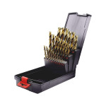 Набор сверел HSCo DIN 338 25 шт., RED STRIPE