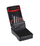 Набор сверел и метчиков, глух. отв., синий, 14 шт. ZEBRA