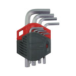 Набор шестигранных ключей, короткие, 9 шт., RED STRIPE