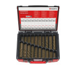 Набор сверел HSCo DIN 338 155 шт., RED STRIPE