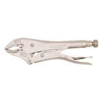 Клещи с фиксатором, полукруглые губки, CRV, RED STRIPE