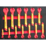 Набор ключей рожковых VDE, 8.4.1, 13 шт. RED STRIPE