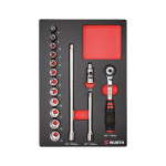 Набор торцевых ключей 3/8 дюйма, 4.4.1, 16 шт.