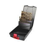 Набор сверел HSCo DIN 338 19 шт., RED STRIPE