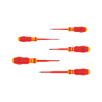 Отвертка VDE в ассорт. с пазом/PH экстра тонк.