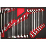 Набор комбинированных и накидных ключей 8.4.1, 35 шт. RED STRIPE