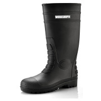 Чоботи захисні Workshop[R], S5, сталевий носок, ПВХ, чорні, пара, р.46