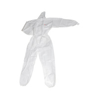 Костюм защитный одноразовый, CAT3-TYPE5/6, белый, размер XXL