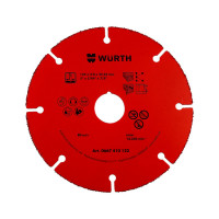 Круг отрезной твердосплавный Wurth TC 2,0-DR22,2 D125 мм