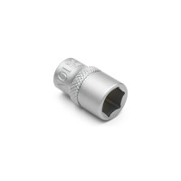Головка торцева шестигранна, 1/4IN, коротка, SW10, RED STRIPE