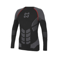 Термофутболка з довгим рукавом ACTIVE, чорна/сіра, розмір L/XL