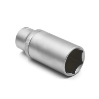 Головка торцевая шестигранная, 3/8IN, удлиненная SW21, RED STRIPE