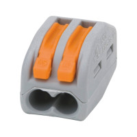 Клема WAGO, 2x(0,08-4,0 мм²)