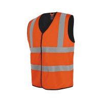 Жилет охлаждающий светоотражающий, оранжевый, размер XXL