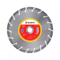 Диск відрізний алмазний, універсальний Wurth 125x22.23 9Seg 38x1.8x10