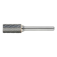 Борфреза цилиндрическая с торцевой резкой, D6 mm, WL18 mm