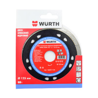 Круг алмазный отрезной WURTH PRO ULTRATHIN Ø125мм x 1.2мм