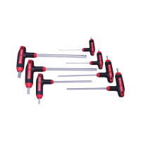 Набор отверток с Т-образной рукояткой 7 шт., RED STRIPE