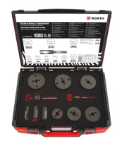 Набір коронок циліндричних біметалевих HSSCo8, 16-75 mm, 11 шт.