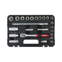 Набір інструментів з тріскачкою, 3/8IN, 12-гр., 24 шт.