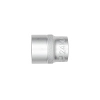 Головка торцева шестигранна, 1/2IN, коротка, SW24, RED STRIPE